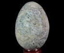 Crystal Filled Celestine (Celestite) Egg - Madagascar #66127-2